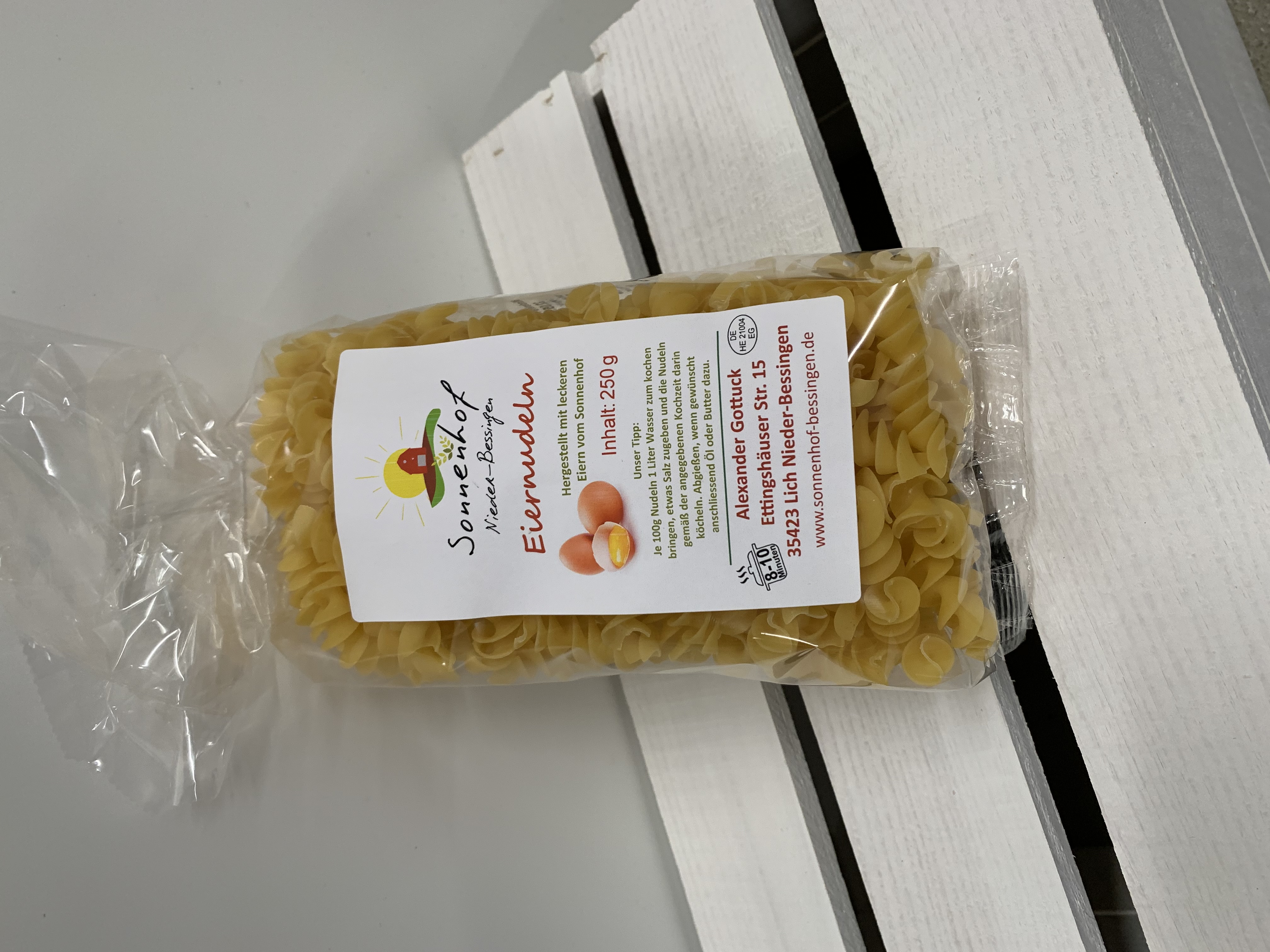 Regionale Eiernudeln